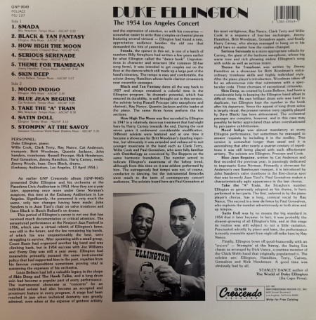 Duke Ellington – албум The 1954 Los Angeles Concert - Img 2