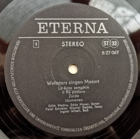 Edith Mathis, Edda Moser, Arleen Augér, Reri Grist, Birgit Nilsson, Peter Schreier, Nicolai Gedda, Ingvar Wixell, Hermann Prey, Dietrich Fischer-Dieskau, Theo Adam – албум Singen Mozart - Img 3