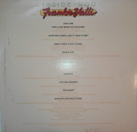 Frankie Valli ‎– албум Inside You - Img 2