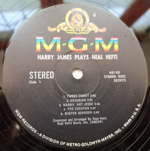 Harry James – албум Harry James Plays Neal Hefti