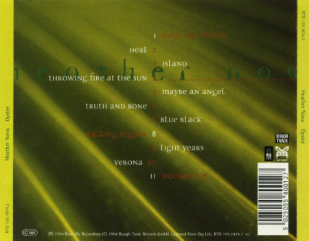Heather Nova – албум Oyster (CD) - Img 2