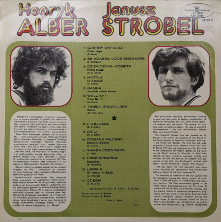 Henryk Alber &amp; Janusz Strobel – албум Henryk Alber &amp; Janusz Strobel - Img 2