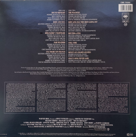 Herbie Hancock – албум Round Midnight - Original Motion Picture Soundtrack - Img 2