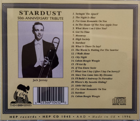 Jack Jenney - албум Stardust (CD) - Img 2
