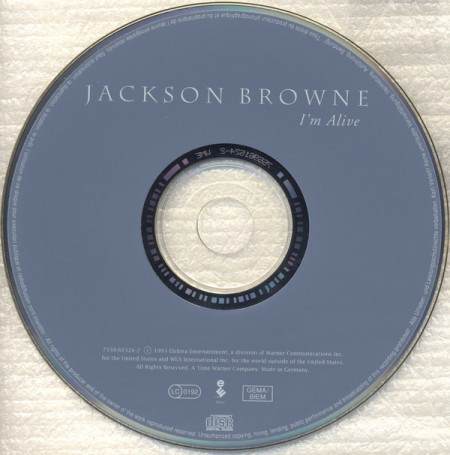 Jackson Browne ‎– албум I'm Alive (CD) - Img 3