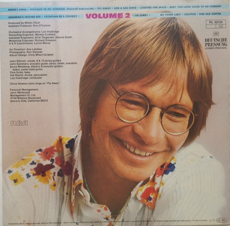 John Denver – албум The Best Of John Denver Volume 2 - Img 2