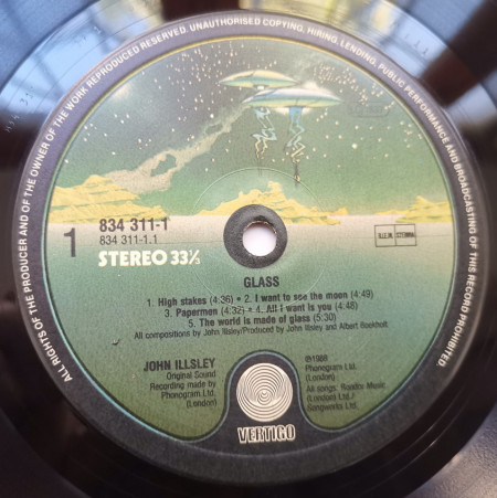 John Illsley – албум Glass - Img 3