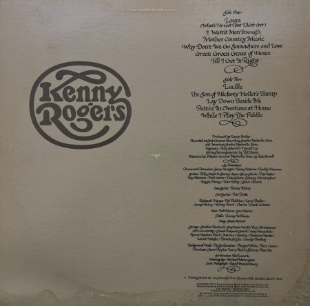 Kenny Rogers – албум Kenny Rogers - Img 2
