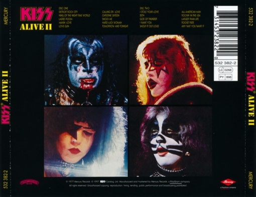 Kiss – албум Alive II (2xCD) - Img 2