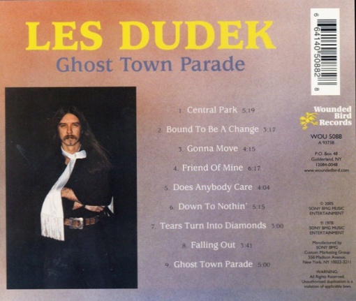 Les Dudek – албум Ghost Town Parade (CD) - Img 2