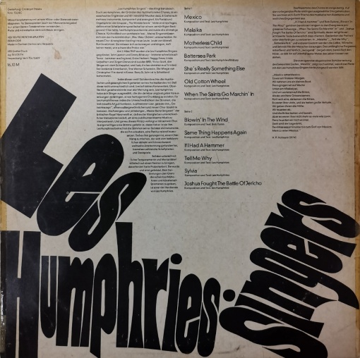Les Humphries Singers – албум Les Humphries Singers - Img 3