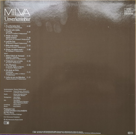 Milva – албум Unverkennbar - Img 2