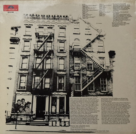 New York City ‎– албум I&#039;m Doin&#039; Fine Now - Img 3