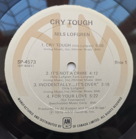 Nils Lofgren – албум Cry Tough - Img 3