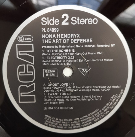 Nona Hendryx – албум The Art Of Defense - Img 2