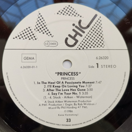 Princess – албум Princess - Img 3