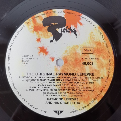 Raymond Lefèvre – албум The Original Raymond Lefèvre - Img 3