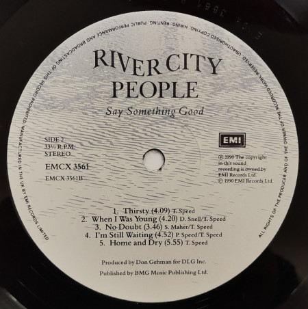 River City People – албум Say Something Good - Img 3