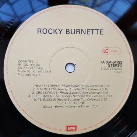 Rocky Burnette – албум Rocky Burnette - Img 3