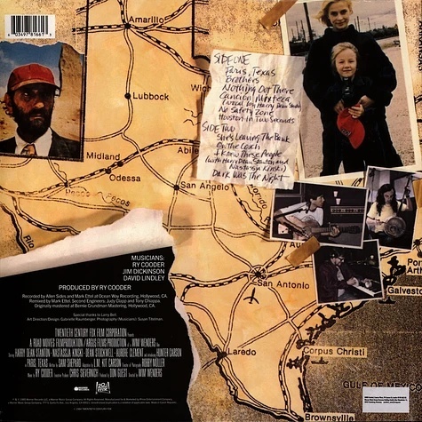 RY COODER - PARIS, TEXAS (ORIGINAL MOTION PICTURE SOUNDTRACK) (1 x LP) - Img 2
