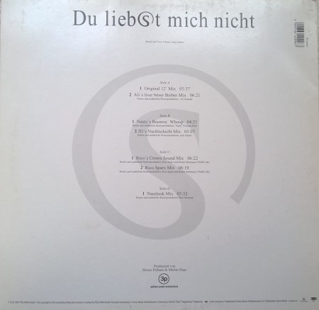 Sabrina Setlur – албум Du Liebst Mich Nicht - Img 3