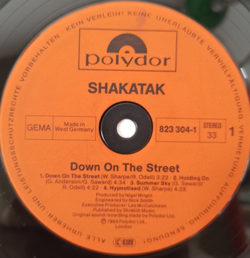 Shakatak – албум Down On The Street - Img 2