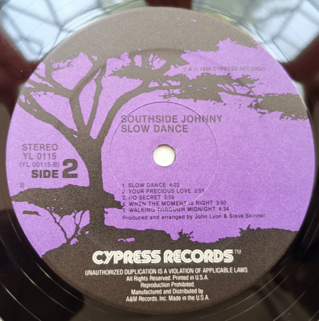 Southside Johnny – албум Slow Dance - Img 3