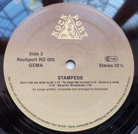 Stampede – албум Stampede - Img 3