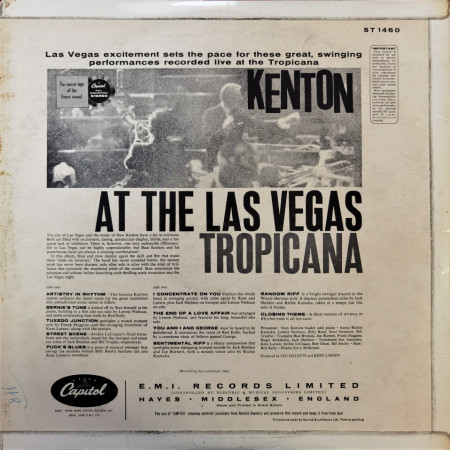 Stan Kenton ‎– албум Kenton Live From The Las Vegas Tropicana - Img 2