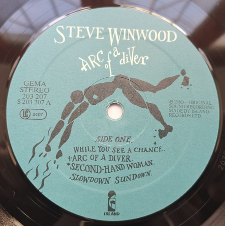 Steve Winwood – албум Arc Of A Diver - Img 3