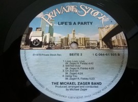 The Michael Zager Band ‎– албум Life's A Party - Img 4