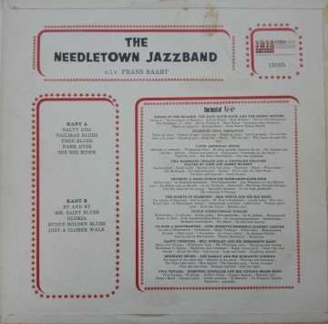 The Needletown Jazzband ‎– албум The Needletown Jazzband - Img 2