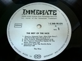 The Nice ‎– албум The Best Of The Nice - Img 4