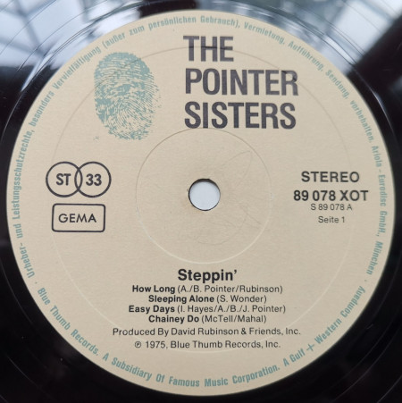 The Pointer Sisters – албум Steppin' - Img 2