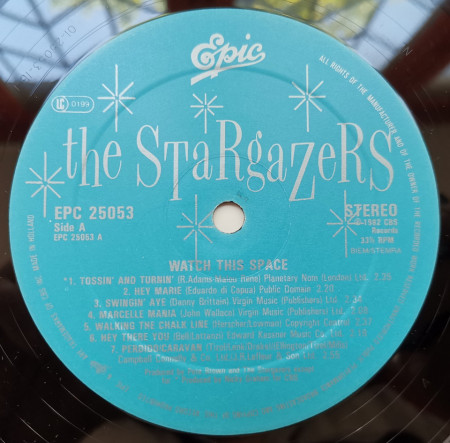 The Stargazers – албум Watch This Space - Img 3