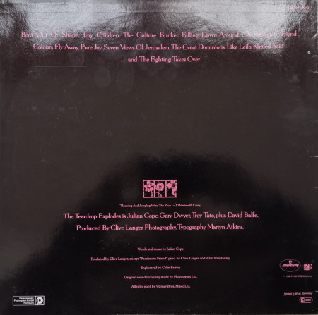 The Teardrop Explodes – албум Wilder - Img 2