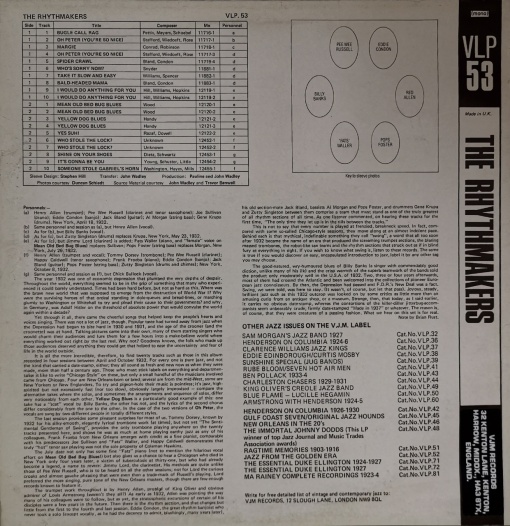 Various – албум The Rhythmakers 1932 - Img 2