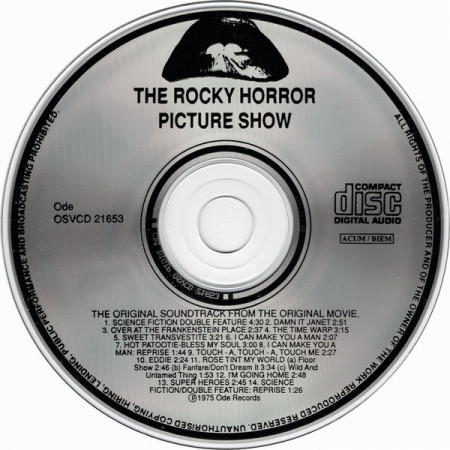 Various ‎– албум The Rocky Horror Picture Show (CD) - Img 3