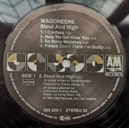 Wagoneers – албум Stout &amp; High - Img 3