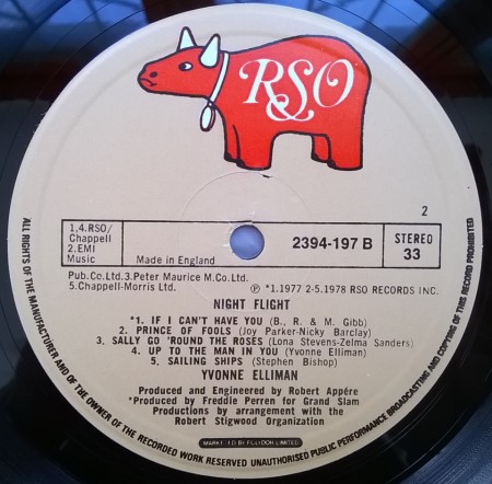 Yvonne Elliman ‎– албум Night Flight - Img 3