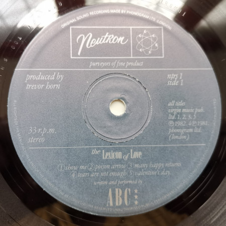 ABC – албум The Lexicon Of Love - Img 3