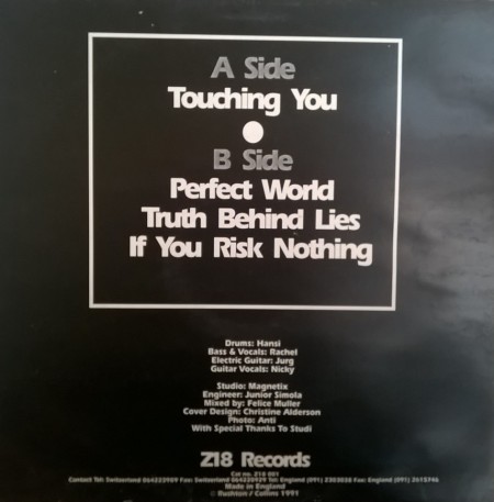 And All Because The Lady Loves... ‎– сингъл Touching You - Img 2