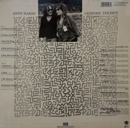 Anne Haigis – албум Geheime Zeichen - Img 2