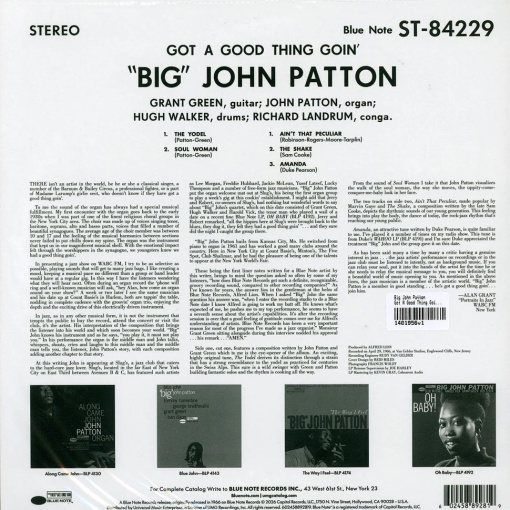 BIG JOHN PATTON - GOT A GOOD THING GOIN' (1xLP) (Special Edition) - Img 2