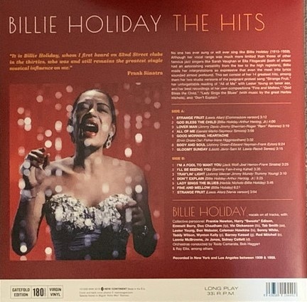 Billie Holiday – албум The Hits - Img 2