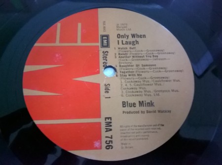 Blue Mink ‎– албум Only When I Laugh - Img 2