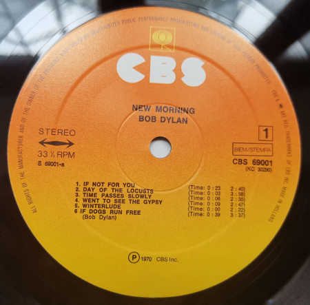 Bob Dylan – албум New Morning - Img 3