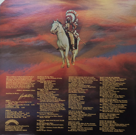 Buddy Miles – албум Bicentennial Gathering Of The Tribes - Img 2