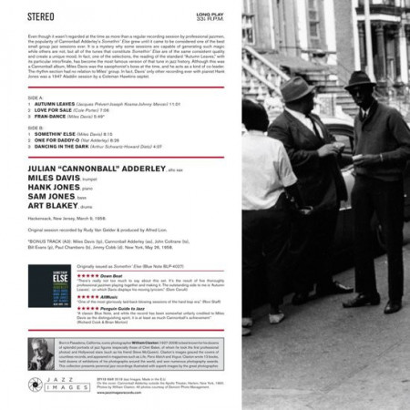 Cannonball Adderley – албум Somethin' Else - Img 2