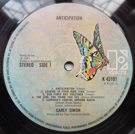 Carly Simon – албум Anticipation - Img 2